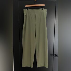 Athleta Olive Wide Leg Pants
